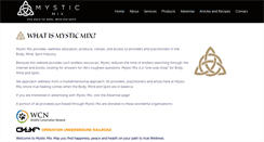 Desktop Screenshot of mysticmix.com